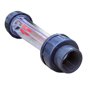 Débitmètre à tube plastique LZS-50 4m³/h 6m³/h 10m³/h, connexion par raccord et filetage, plusieurs gammes, équipement d'osmose inverse, garantie 1 an