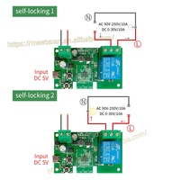 Module de relais intelligent EWeLink AC/DC 7-32V WIFI 433 USB 5V 1 canal avec fonction de contrôle d'accès pour portail et porte