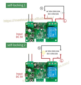EWeLink Interruptor <span class=keywords><strong>WiFi</strong></span> Inteligente AC/DC 7-32V USB 5V 1 Canal, Módulo de Relé de Pulso de 1 Canal para Control de Acceso a Puertas y Portones - Product Image 6