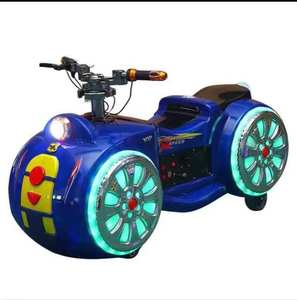 Motocicleta Eléctrica Comercial para Parque de Atracciones, Niños Montando en Autos de Choque - Product Image 6