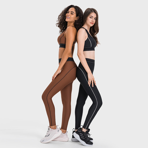 Soutien-gorge de sport YILING à maintien élevé, fermeture éclair avant, sans couture, bretelles croisées réglables, léger, une pièce, <span class=keywords><strong>pour</strong></span> femmes - Product Image 5