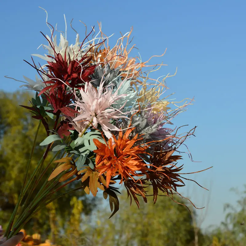 Epiphyllum Simulatie Bloem Bruiloft Lay-Out Weg Lood Bloem Bruiloft Benodigdheden Plastic Doornbal