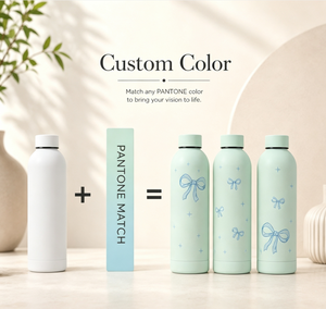 Custom Coquette Bow Graphic Lettering Stainless Steel Double Wall Vacuum Insulated Leakproof <b>Reusable</b> Water Bottle Office <b>Cup</b> - Product Image 6
