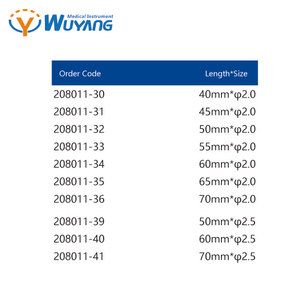 Instrumentos Cirúrgicos Ortopédicos de Alta Qualidade Wuyang <span class=keywords><strong>Medical</strong></span>, Agulha de Patela em Liga de Titânio, Instrumentos Básicos - Product Image 3