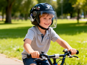 Casque Vrecase réglable pour garçons et filles (moto, vélo, scooter) - Product Image 4