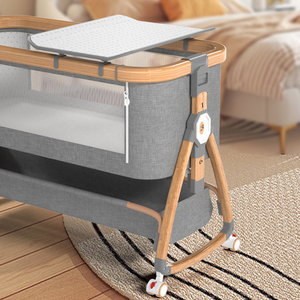 Cuna Móvil Ajustable de Aleación de Aluminio para Recién Nacidos, Diseño Plegable para Junto a la Cama, Multifuncional para Dormitorio, Sala de Estar, Hospital y Exteriores - Product Image 6