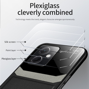 <span class=keywords><strong>Cover</strong></span> per telefono di protezione con lenti in Plexiglass di lusso in pelle per <span class=keywords><strong>Xiaomi</strong></span> <span class=keywords><strong>Redmi</strong></span> <span class=keywords><strong>Note</strong></span> 12 11 10 <span class=keywords><strong>9</strong></span> 8 <span class=keywords><strong>Pro</strong></span> 12S 10X 11E <span class=keywords><strong>Cover</strong></span> posteriore - Product Image 2