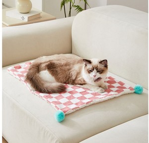 Heavy Duty Winter Warm Pet <strong>Bed</strong> Thickened Reversible Flannel <strong>Dog</strong> Cat Mat for All Seasons Large Crate Pad Warm Fleece <strong>Blanket</strong> - Product Image 5