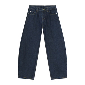 Jeans de Diseñador para Hombre, Nuevos Jeans de Mezclilla Holgados Retro Personalizados, Pantalones de Pierna Recta Anchos, Jeans Holgados con Logotipo Personalizado y Lavado <span class=keywords><strong>Monkey</strong></span>, Pantalones para Hombre - Product Image 3