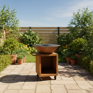 Nouvel arrivage : <span class=keywords><strong>Table</strong></span> de feu extérieure structure KD, barbecue <span class=keywords><strong>plancha</strong></span> pour jardin, patio, jardin arrière, pique-nique - Product Image 1