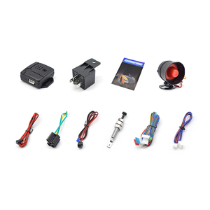 汽车防盗器遥控器 通用汽车防盗器安全系统 无钥匙进入，带 <span class=keywords><strong>2</strong></span> 个遥控器 警报器 汽车安全系统 - Product Image 2