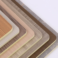 Bois marbré métallisé lin texture bambou charbon de bois panneau mural mur pvc panneau de marbre panneaux muraux décoratifs