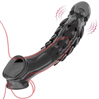 Manchon d'extension en silicone pour homme, préservatifs réutilisables, jouets sexuels réalistes pour adultes