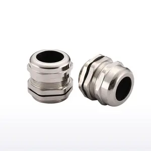 WZUMER IP68 M72 Metal M PG G NPT Series NPT34 Waterproof 50 Mm 60mm Electric Brass M10 Cable Glands