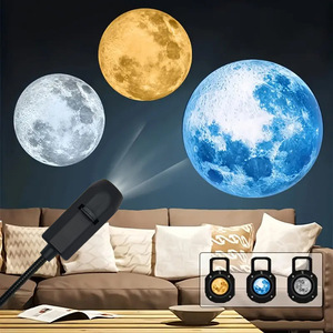 Lampes LED de projection, éclairage d'ambiance, lumières amusantes, lampe de projection sur le thème céleste, USB LED à brancher, 10 motifs, lumières décoratives d'Halloween - Product Image 2