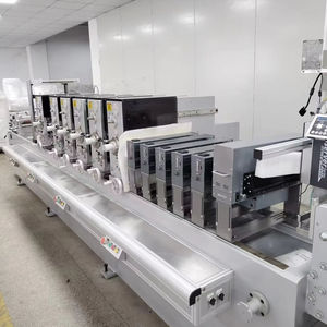 Máquina de Impresión Rotativa Intermitente de 6 Colores, 300 320 330MM, Impresora Flexográfica UV con Alimentador de Riel para Impresión de Etiquetas de Vino - Product Image 1