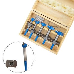 Kit d'ouvre-trous pour le travail du bois, pour l'installation et la réparation de charnières - 001 - Product Image 1