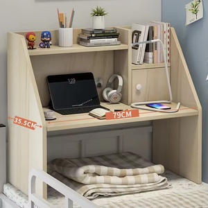 Bureau d'<span class=keywords><strong>ordinateur</strong></span> convertible écologique avec tiroir, indispensable pour les dortoirs universitaires, bureau paresseux pour lits superposés, bureau d'écriture pour <span class=keywords><strong>ordinateur</strong></span> portable - Product Image 3