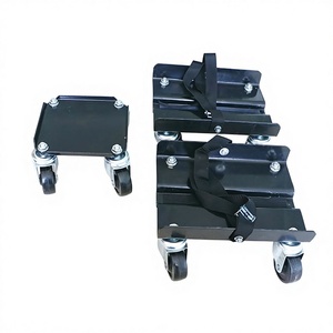Plataforma móvil para motos de nieve SD1005 de cuatro ruedas, metálica, con ruedas de goma de 2.5 pulgadas OEM para esquís individuales y dobles. - Product Image 1