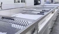 Complete gedroogde groenteverwerkingslijn prijs industriële hetelucht droger voor fruit- en groentechips