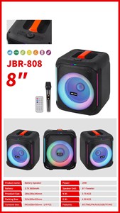 Amplificador de <span class=keywords><strong>Subwoofer</strong></span> Estéreo Ndr 808 de 30W de Potencia Máxima, Altavoz de Karaoke Portátil Recargable <span class=keywords><strong>para</strong></span> Adultos, Máquina de Karaoke <span class=keywords><strong>para</strong></span> el Hogar - Product Image 6
