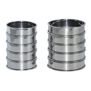 Moules à biscuits en acier inoxydable à double rouleau pour <span class=keywords><strong>tarte</strong></span> aux fruits, 10cm, 8cm - Product Image 1