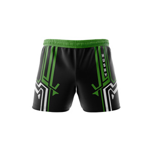 Shorts pour hommes personnalisés OEM, imprimés par sublimation, style streetwear, respirants, grande taille, polyester, séchage rapide, fermeture à cordon, personnalisables - Product Image 1