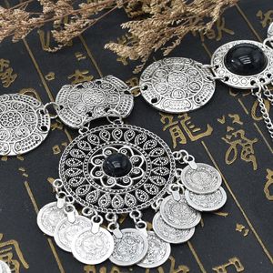 Catena da Vita Vintage con Nappa a Monete, Cintura in Metallo per Danza del Ventre, Stile Etnico da <span class=keywords><strong>Spiaggia</strong></span> - Product Image 4