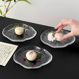 2025 hiện đại không thường xuyên đám mây hình thủy tinh tráng miệng tấm trái cây tấm salad món ăn nhỏ trong suốt bánh tấm - Product Image 3