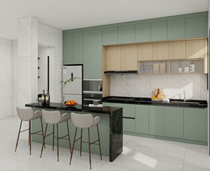 Armoires complètes pour la maison, ensembles complets, armoires de cuisine 2025, prêtes à assembler avec îlot - Product Image 6