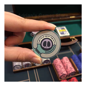 Giải trí đất sét tùy chỉnh 14g gốm Poker chip tùy chỉnh thiết kế - Product Image 1