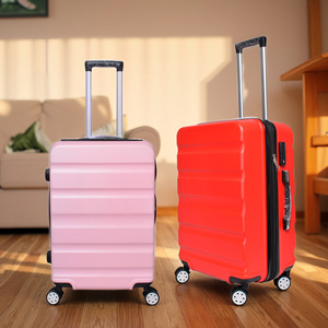 Valises d'étudiant personnalisées légères unisexes, petites valises de voyage à roulettes avec serrure à combinaison, roues pivotantes, poche zippée - Product Image 3