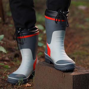 <span class=keywords><strong>Bottes</strong></span> Wellington durables et imperméables pour hommes, idéales pour l'agriculture, la <span class=keywords><strong>chasse</strong></span> et la pêche, avec col, pour toutes les saisons (printemps, été, automne, hiver) - Product Image 4