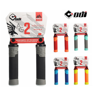 <span class=keywords><strong>Poignées</strong></span> de guidon de vélo <span class=keywords><strong>ODI</strong></span> AG2 22.2mm universelles souples antidérapantes pour VTT et vélo de route pour BMX - Product Image 6