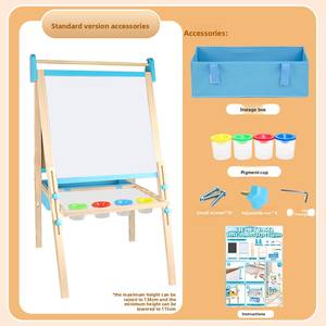 Pizarra de Dibujo de Doble Cara para Niños, Pizarra de Escritura con Soporte, Pizarra Borrable para el Hogar, Juguetes Educativos para Preescolar y Jardín de Infancia - Product Image 3