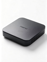 Carcasa de Plástico ABS Personalizada para Decodificador de TV Android, Sin Ensamblar, con Recortes para Puertos