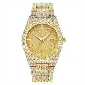Reloj de Lujo con Diamantes de Moissanita de Alta Demanda, de Acero Inoxidable, con Diseño de Piedras Brillantes, para Hombre - Product Image 5