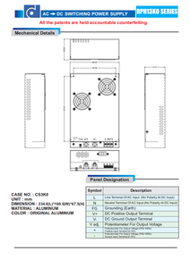 Reignpower 3000W 24V 125A công suất cao chuyển đổi cung cấp công nghiệp điện SMPS RPH13K0-24CDA DIN đường sắt Cung cấp <span class=keywords><strong>PFC</strong></span> 24V DC cung cấp điện - Product Image 6