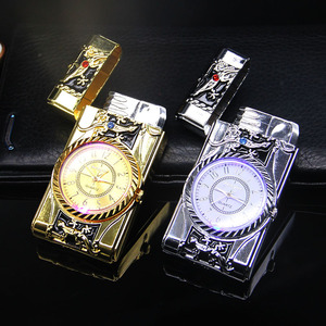 Lumières colorées Style animal rechargeable torche à gaz <span class=keywords><strong>briquet</strong></span> coque en métal allume-cigare pour hommes - Product Image 1