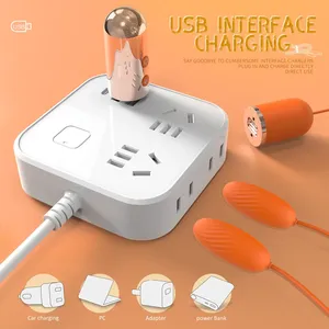 เครื่องสั่นซิลิโคนเกรดทางการแพทย์แบบพกพาสำหรับกระตุ้นคลิตอริสเต้านมแบบ2-in-1เครื่องสั่นกระตุ้นช่องคลอด9โหมดสั่นของเล่นทางเพศสำหรับ - Product Image 4