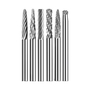 Cabezal de Pulido Eléctrico de Carburo de Tungsteno de 3mm con Ranura Simple y Doble para Herramientas de Corte y Conformado - Product Image 1