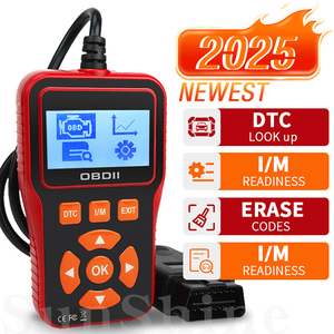 ELM327 OBD2 OBDII EOBD CAN เครื่องสแกนอัตโนมัติ เครื่องอ่านโค้ดวินิจฉัยยานยนต์ เครื่องมือทำความสะอาด - Product Image 1