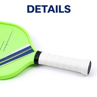 Raquette de pickleball personnalisée en fibre de verre avec poignée ergonomique antidérapante et noyau en nid d'abeille – Vente en gros usine