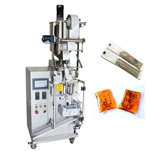 High Precision 4 Side Seal Ketchup Sealing Filling Packing Machine For Tomato sauce