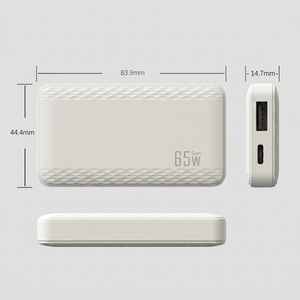 เครื่องชาร์จเร็ว <span class=keywords><strong>PD</strong></span> 3.0 /qc 4.0ขนาดบัตรเครดิต65W อุปกรณ์ชาร์จแบบพกพากันไฟได้ดีออกแบบให้มี USB-<span class=keywords><strong>C</strong></span> พอร์ต USB-A พับได้ - Product Image 3
