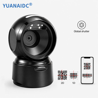 Escáner de Código de Barras Omnidireccional de Escritorio YUANAIDC, Lector de Códigos QR 1D 2D, USB con Cable, Detección Automática para Comercio Minorista y Supermercados
