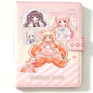 Carnet de notes avec pages intérieures imprimées de dessins animés <span class=keywords><strong>kawaii</strong></span> personnalisés, cadeau pour fille - Product Image 1