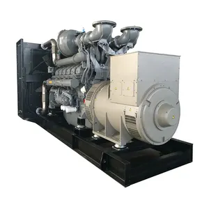 Dinamo 3 fase 220v 600kw 750kva 700kw 875kva 800kw 1000kva tugas berat silent generator daya bahan bakar Perkins generator