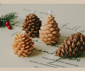 Noel Süsleri, Mumlar, Hediyelik Eşyalar, Hediyeler, Noel Çam Kozalakları, Aromaterapi Mumları, Kişiselleştirilmiş - Product Image 3