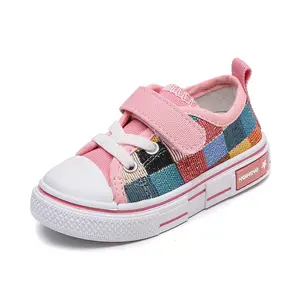 חדש טרנדי אביב ילדי ילדי ספורט נעלי בד גומי בלעדי ילדי בני בנות נעליים יומיומיות